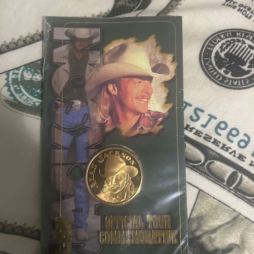 Allen Jackson gold tour coin (97-98)